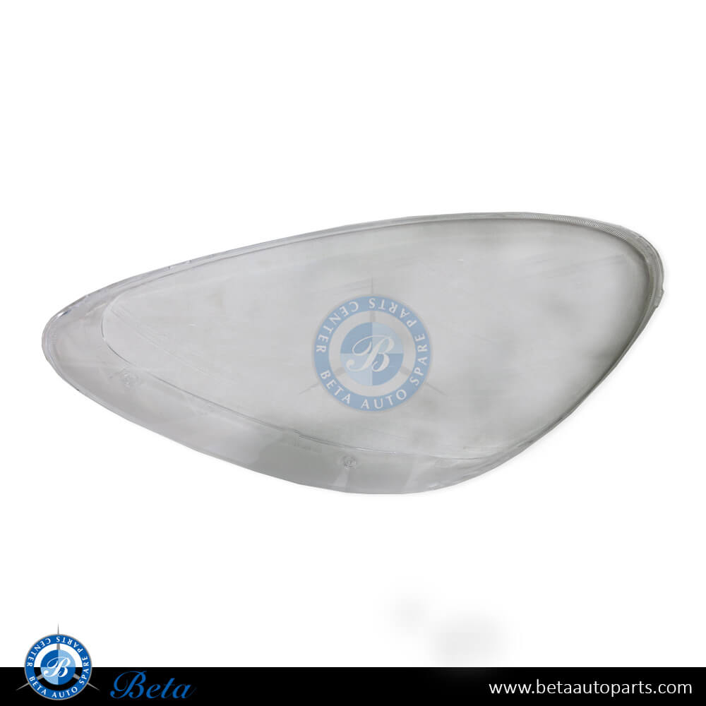 Left Side Headlamp Lens for Porsche Cayenne 2011-2014 models, Part Number 95863117301 Left Side Headlamp Lens for Porsche Cayenne 2011-2014 models, Part Number 95863117301